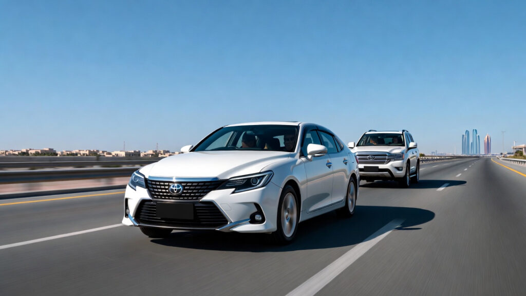 Sharjah to Abu Dahbi Car Lift