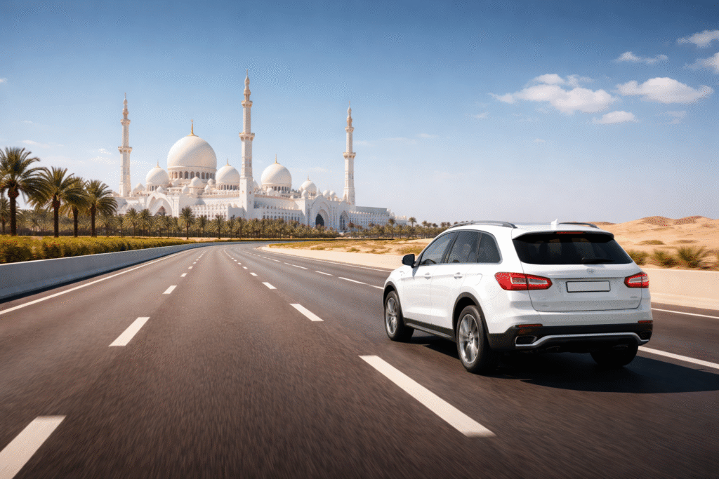 Ras Al Khaimah to Abu Dhabi Car Lift Service