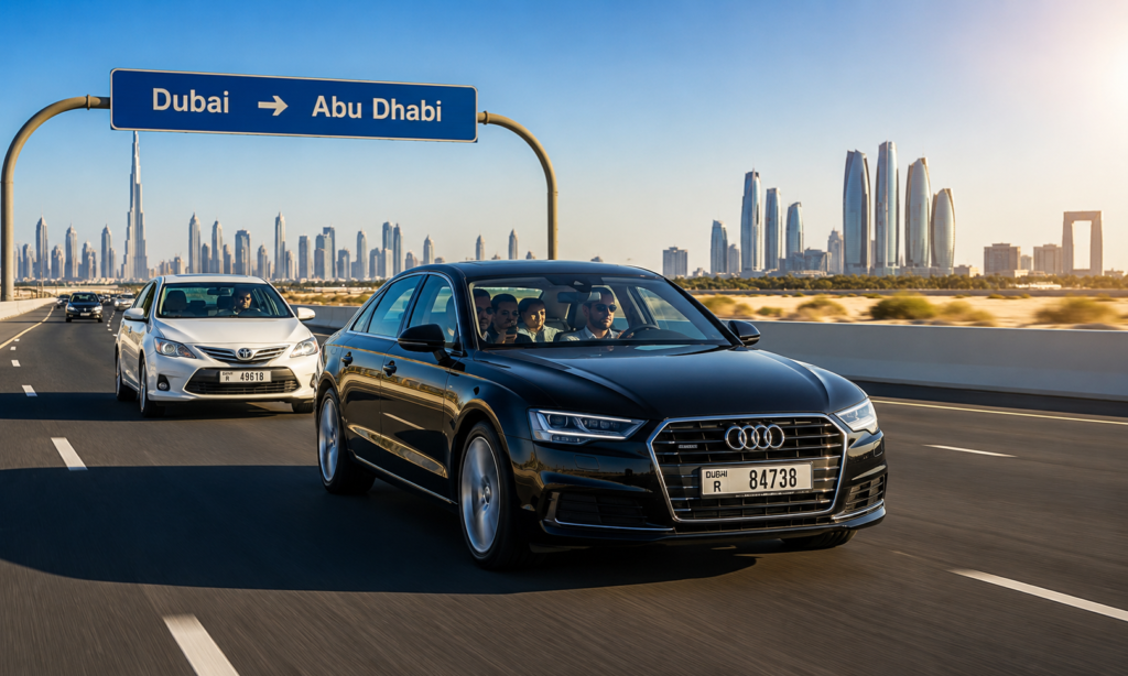 Cheap Car Lift Dubai to Abu Dhabi