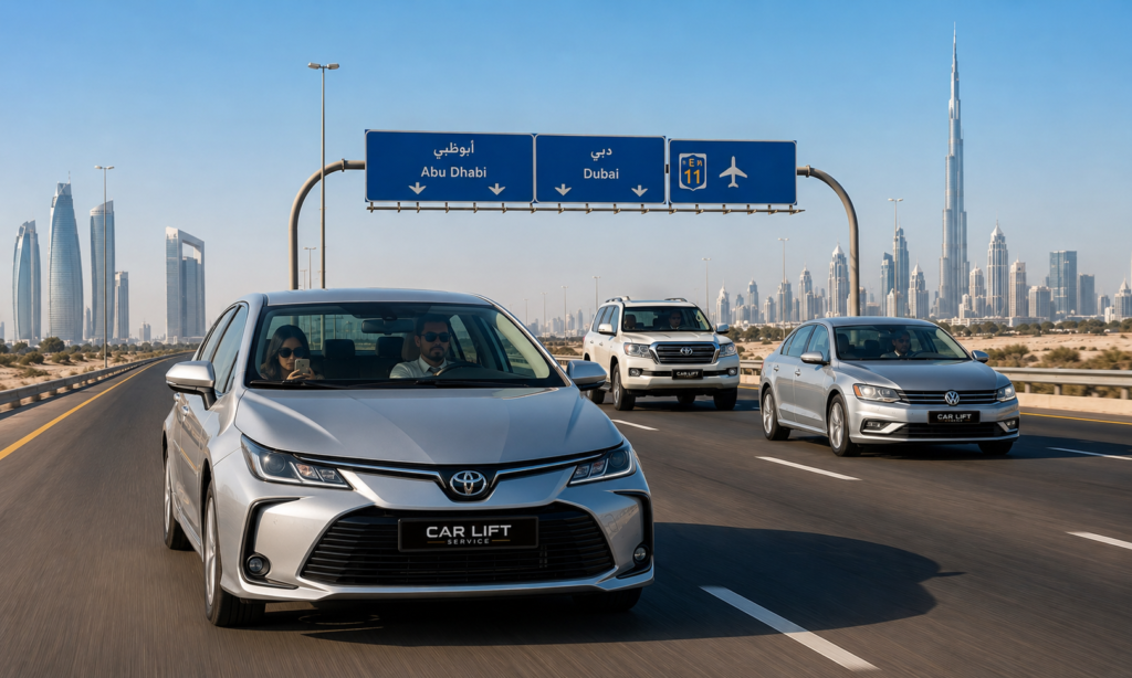 car lift from abu dhabi to dubai monthly